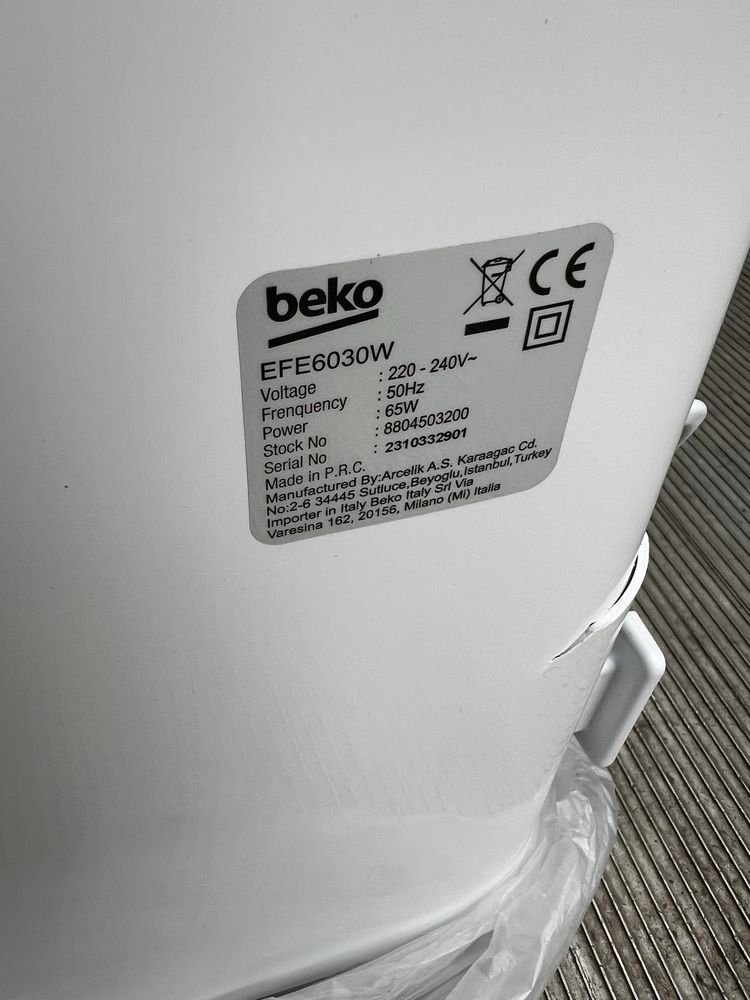 Beko - EFE6030W - chłodnica powietrza, wentylacja i nawilżanie
