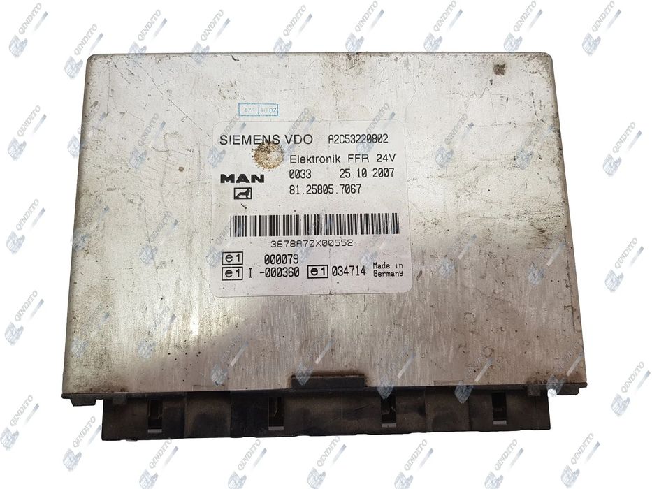 STEROWNIK MODUŁ FFR MAN TGL 81258057067