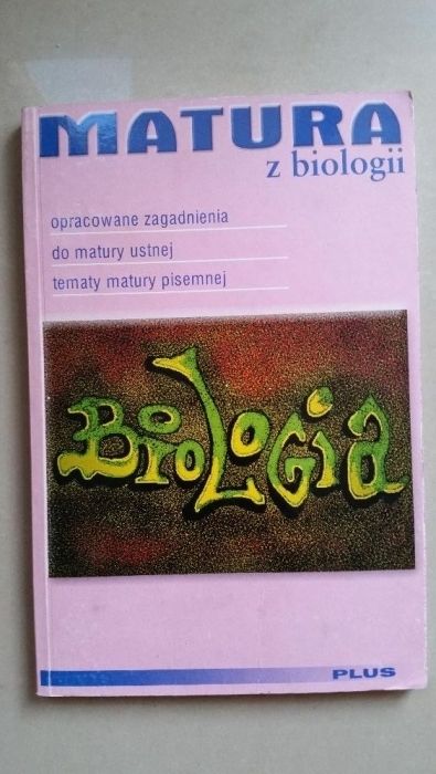 Matura z biologii.A.Cereńska wyd.Plus.