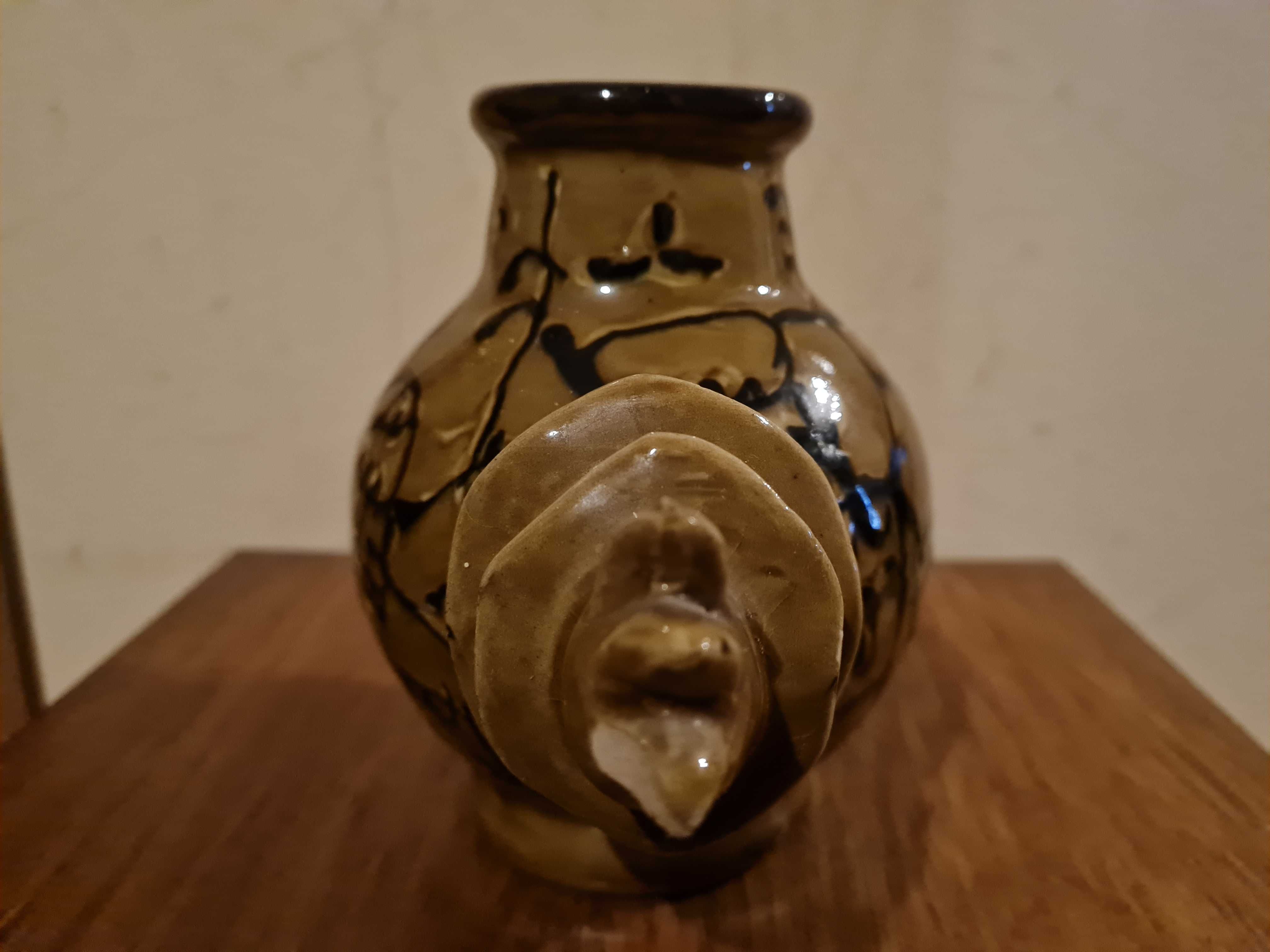 Фіігура-ваза декоративна керамічна майоліка