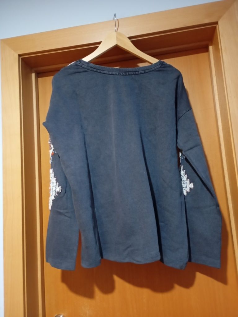 Camisola com missangas Zara