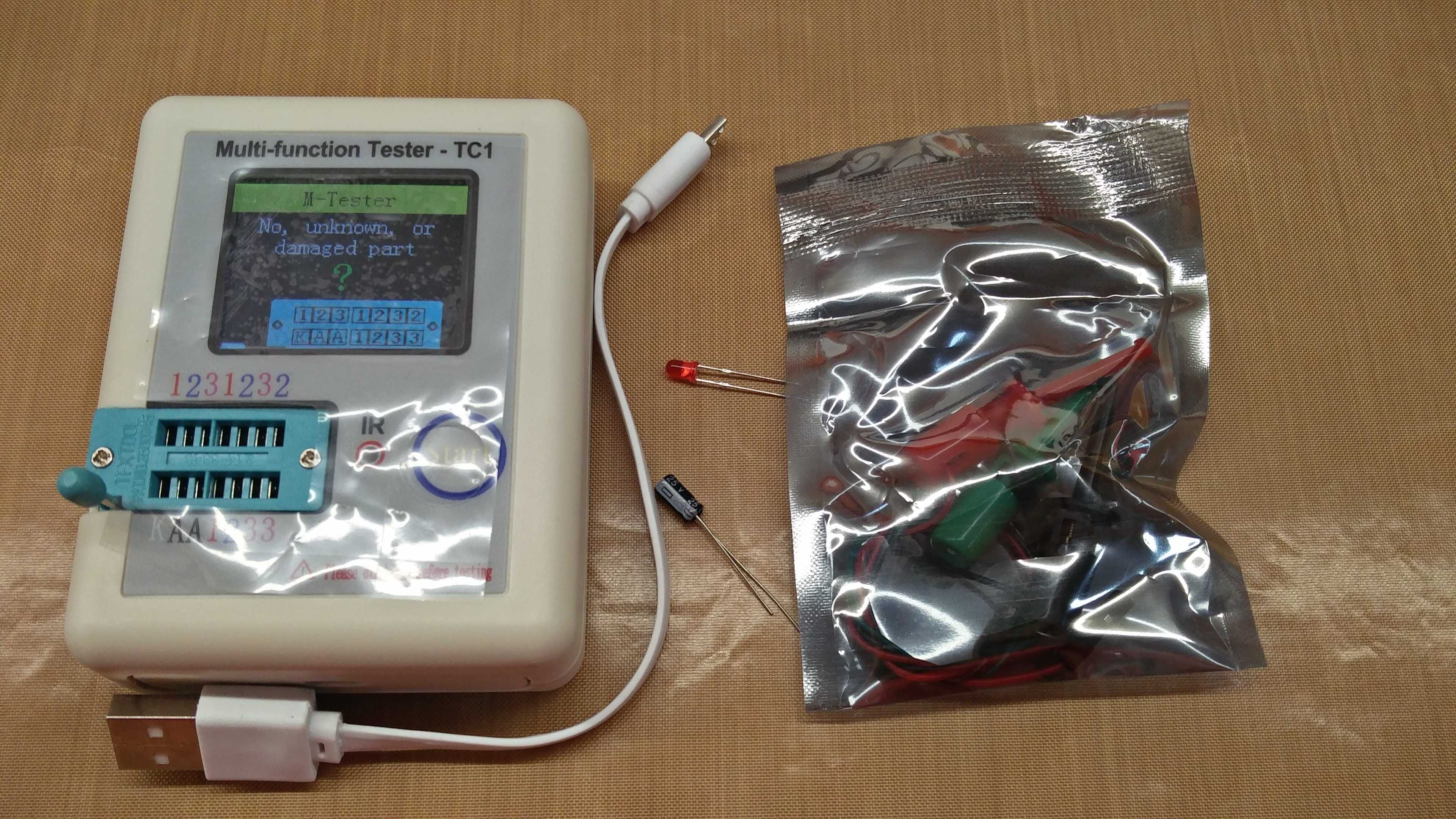 LCR-TC1 Multi Tester - Multimetro analisador de componentes