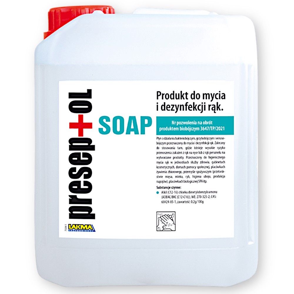 preseptol soap 5l mycie i dezynfekcja rąk lakma