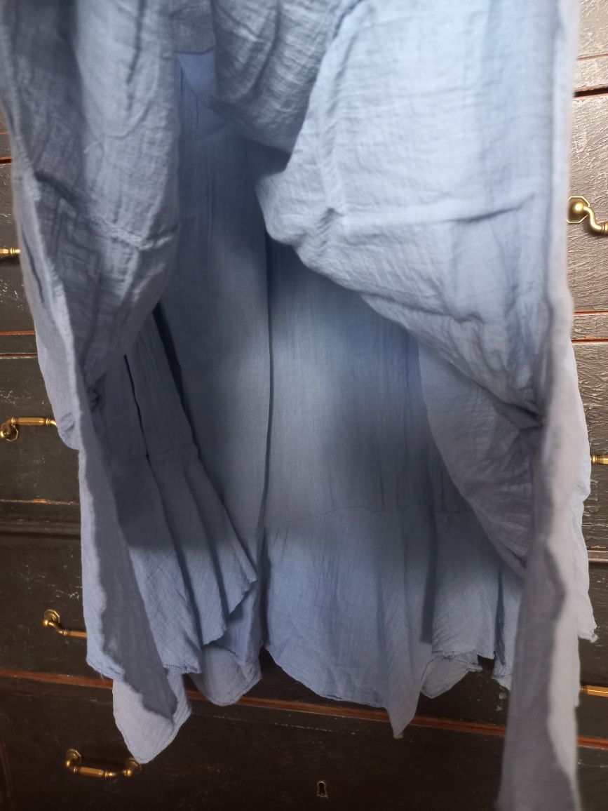 Piękna niebieska spódnica r.s-xxl
