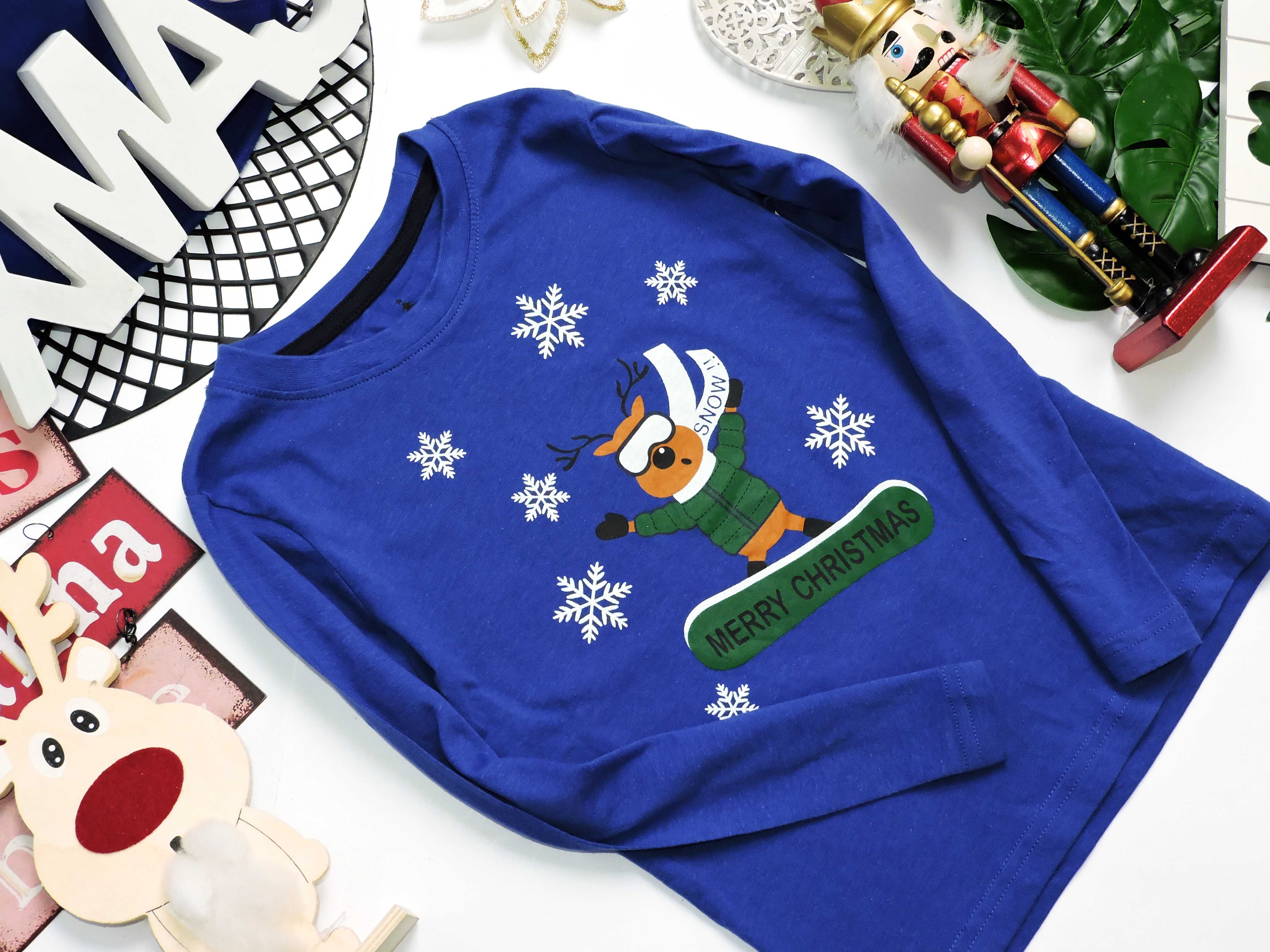 Lupilu - bluzeczka snow śnieżki r 110/116