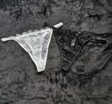 Nowe koronkowe stringi damskie
