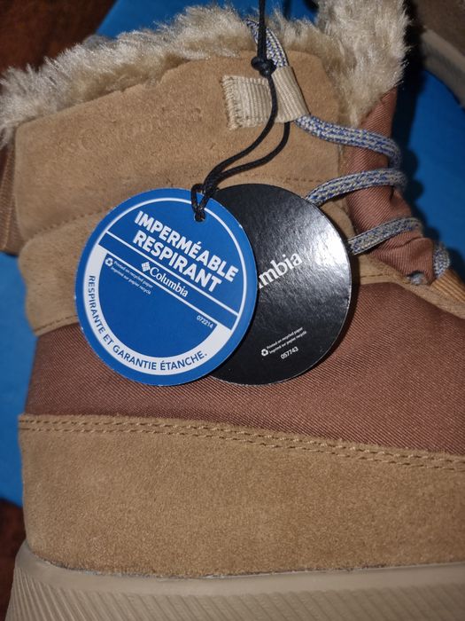 Женские ботинки снегоступы Columbia Slopeside Peak, СНЕГ размер 8