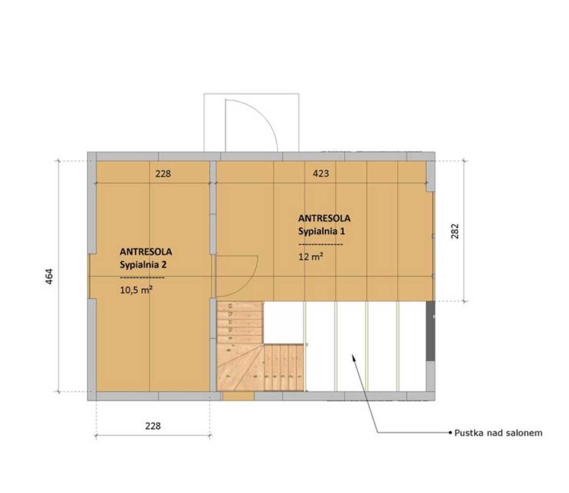 Domek 60m2 do samodzielnego montażu PANELE SIP podocinane SIP-POL