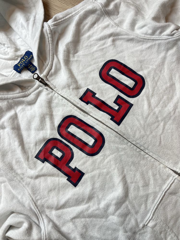 Polo Ralph Lauren Bluza rozpinana z kapturem Zip Hoodie Old money Rap
