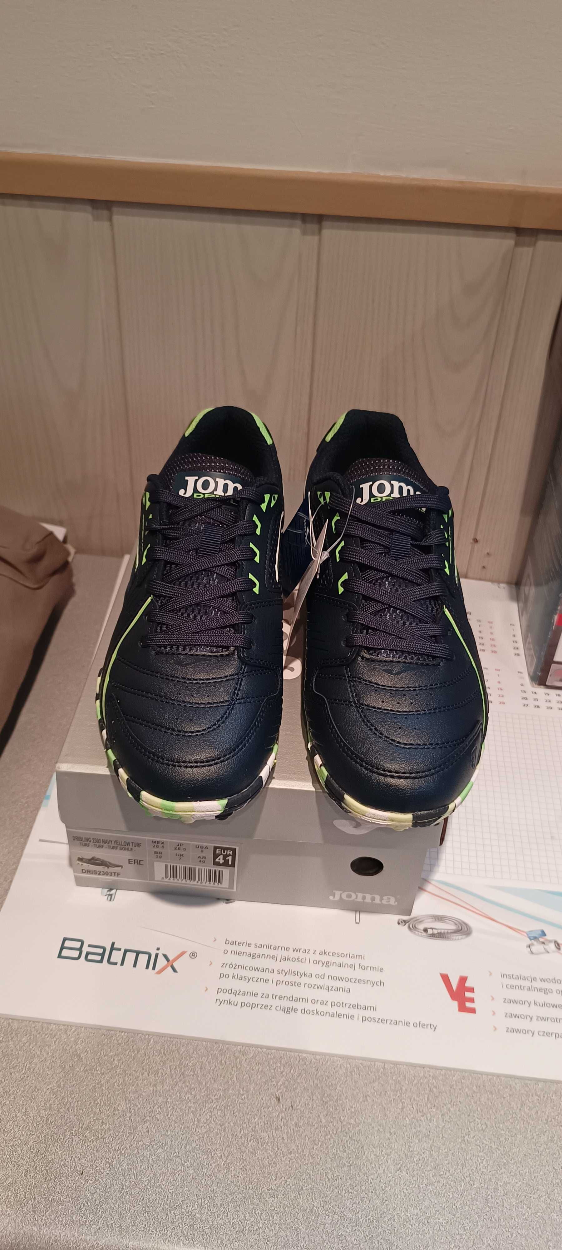 Buty Turfy Joma Dribling 2303 DRIS2303TF Navy Yellow 41 26,5cm