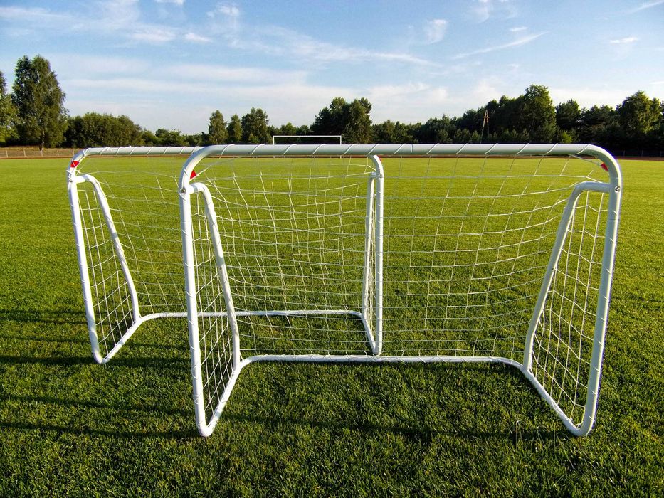 ZESTAW 2 BRAMEK DO PIŁKI NOŻNEJ *NOWE* bramki piłkarskie + siatka