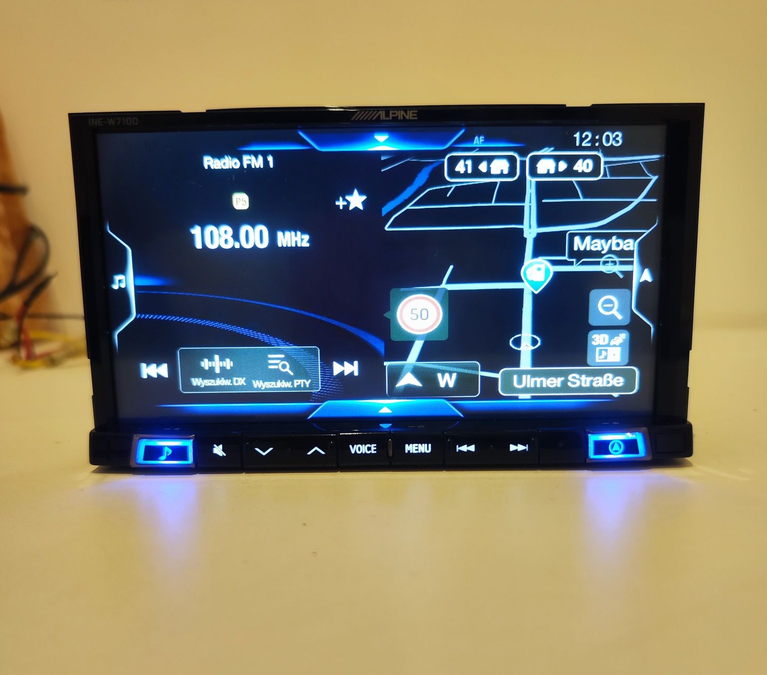 Alpine ine-w710d navi android carplay bluetooth full