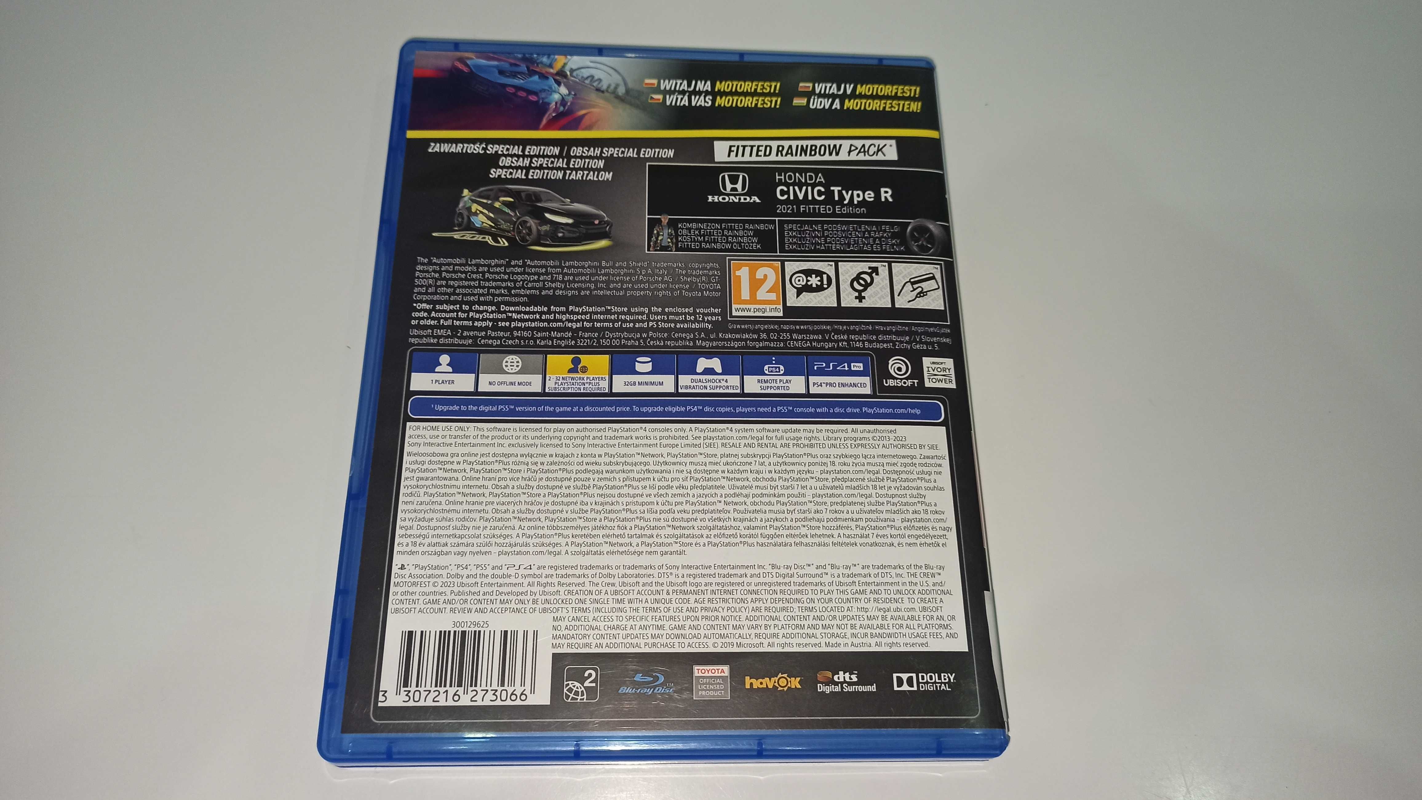 ps4 THE CREW MOTORFEST PL po polsku wyścigi jak forza horizon special