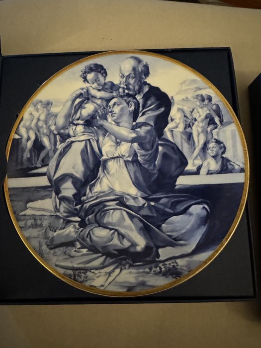 Conjunto 4 Pratos Natal Coleçoes Philae