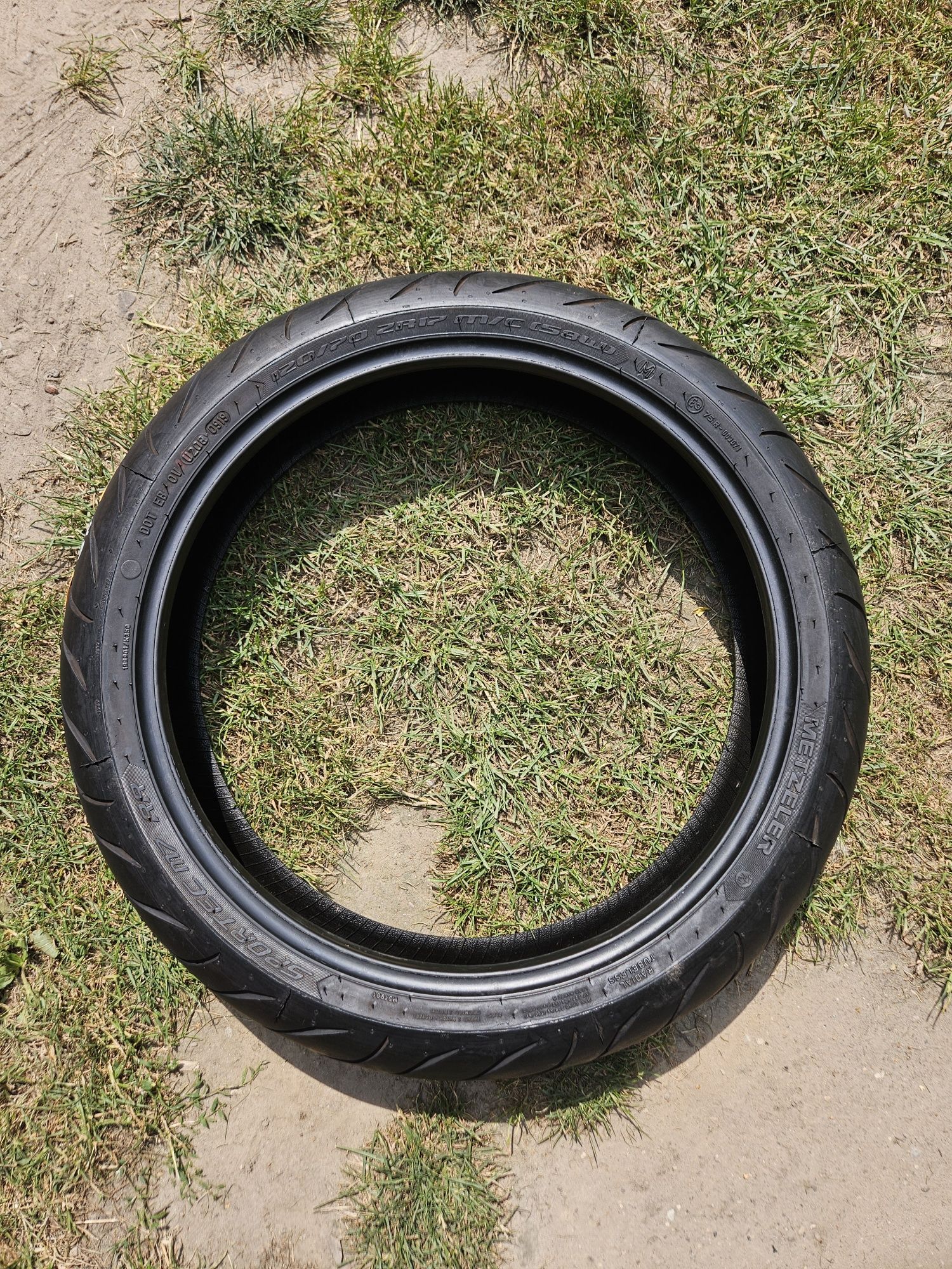 Komplet Metzeler Sportec M7RR 180/55 120/70R17 Dot 0120