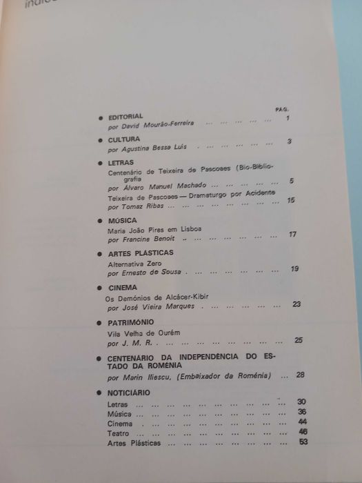 Informação cultural. Boletim da Secretaria de Estado da Cultura, 1977