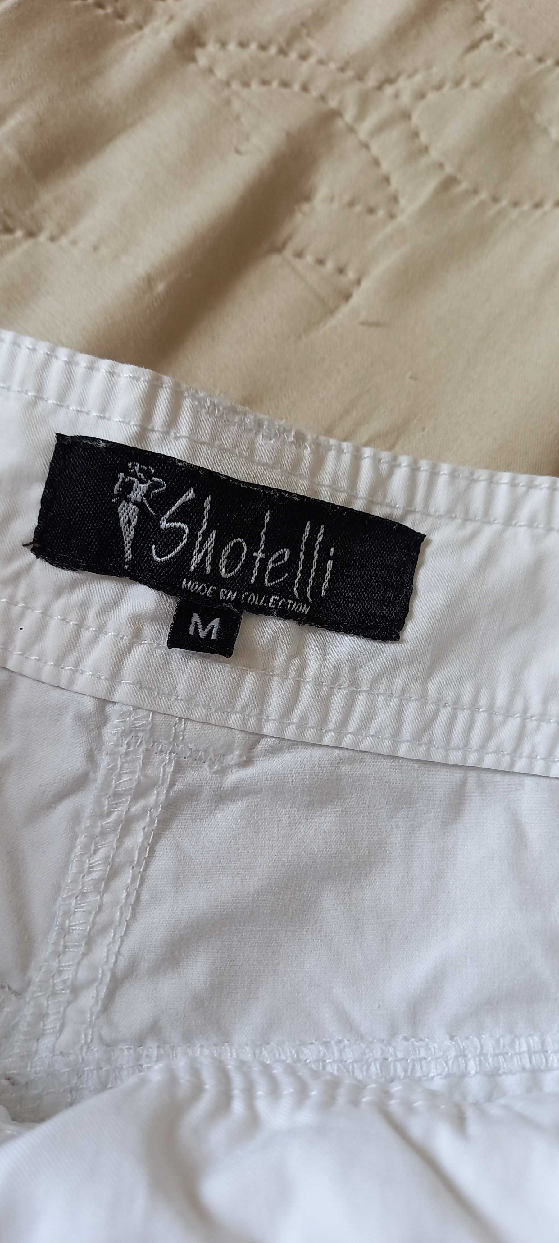 Капри шорты shotelli шорти білі белые плащевка джинс  р 46 м