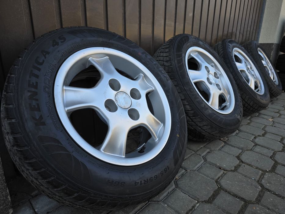 Felgi z oponami 185/65R14 Ford Fiesta 4x108 Fusion Focus Puma KA+