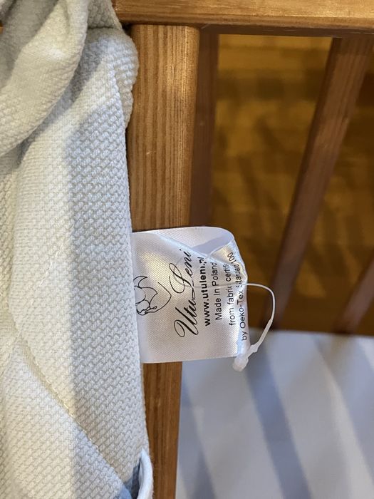 Łóżeczko Woodies 2w1 Noble Cot vintage + materac + dodatki