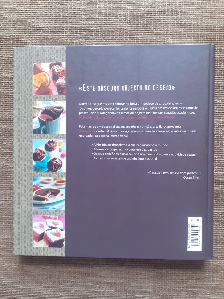 Livro "Paixão pelo Chocolate"