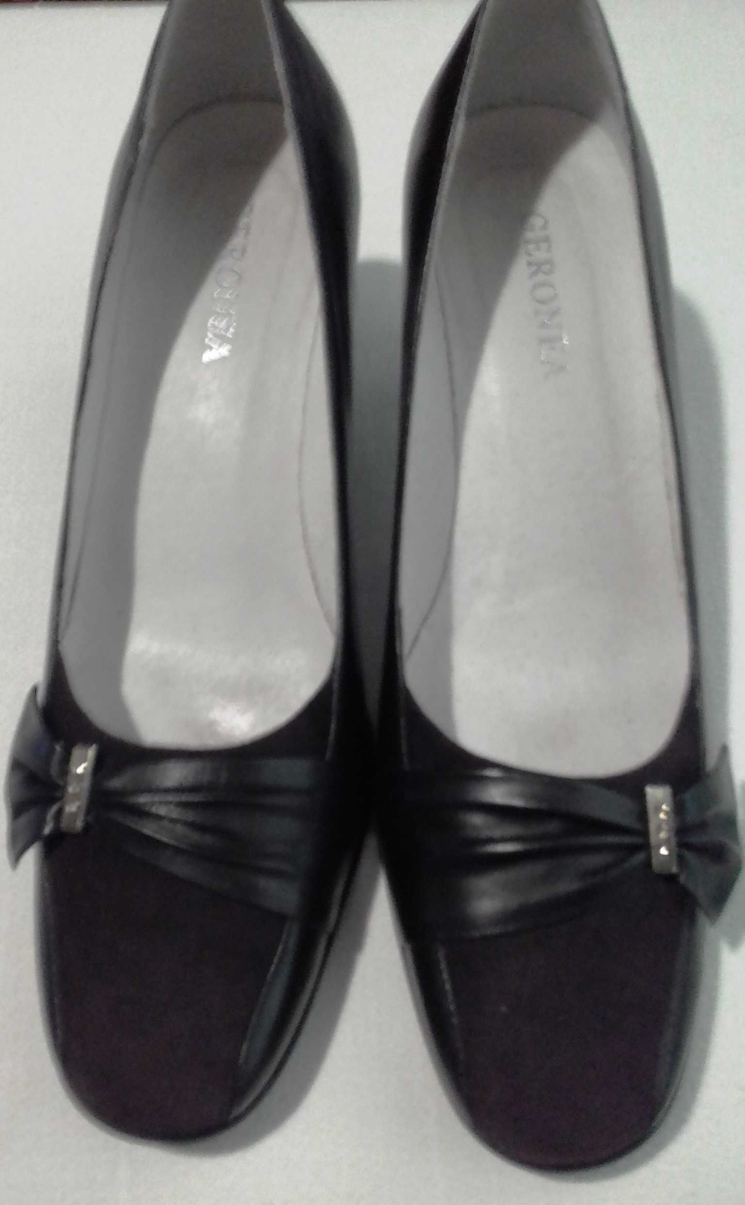Туфли женские замша-кожа, 39 размер, GERONEA