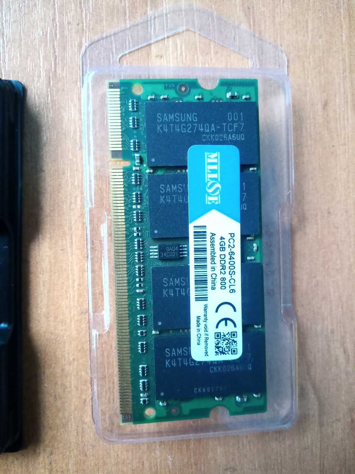 Память для ноутбука So-Dimm DDR 2 4 Gb 800 MHz Samsung новая