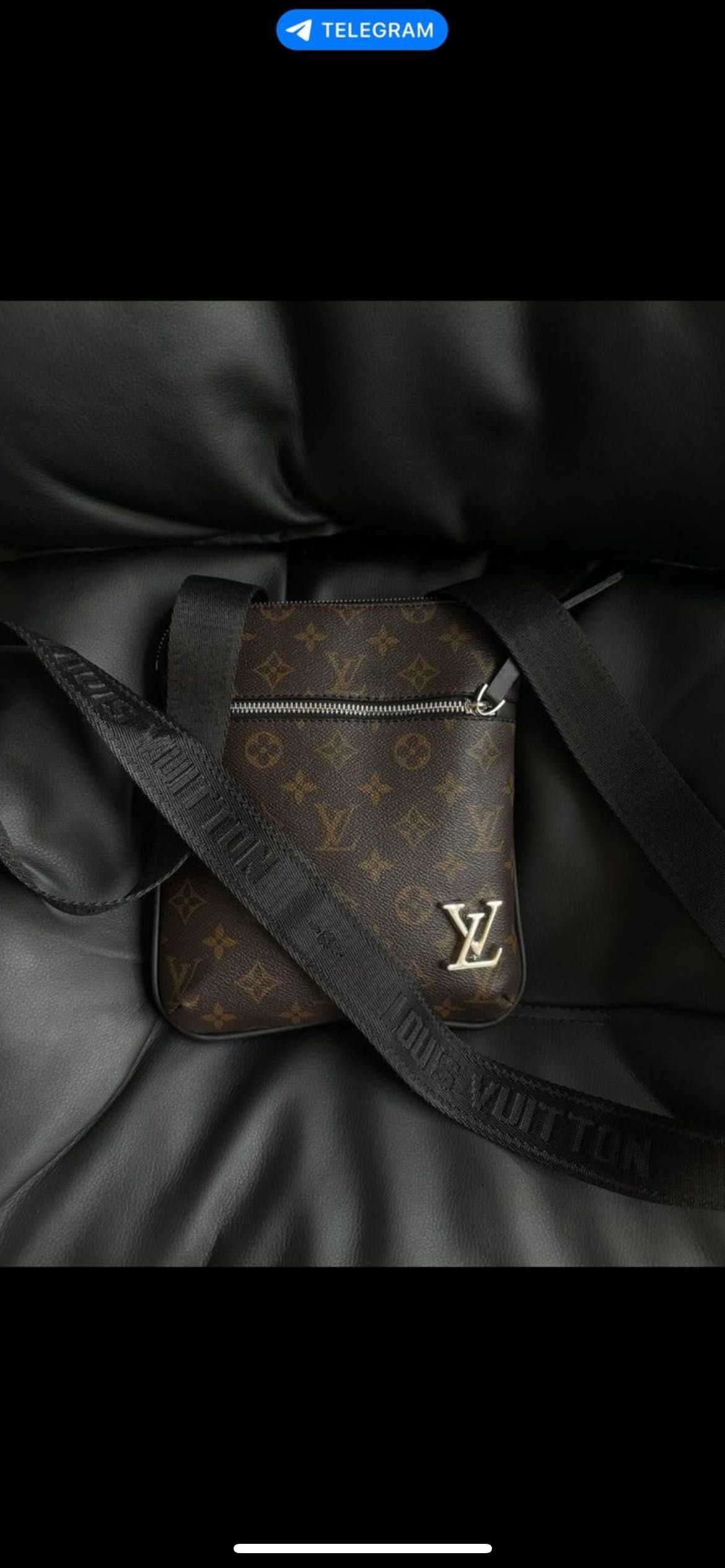 Torba ramię  saszetka listonoszka Louis Vuitton, Gucci Armani LV męski