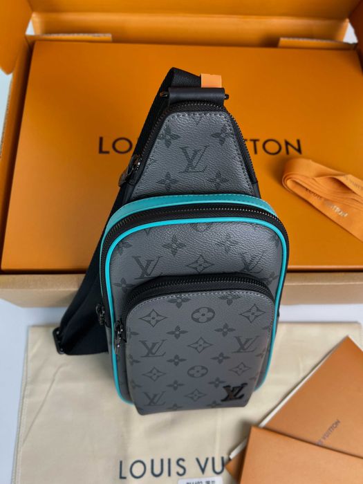 Слинг Louis Vuitton плечевая сумка LV бананка Луи Витон c873