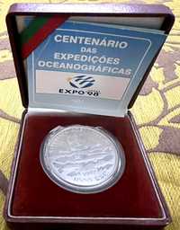 Moeda do Centenário das Expedições Oceanográficas EXPO 98-edição 1997