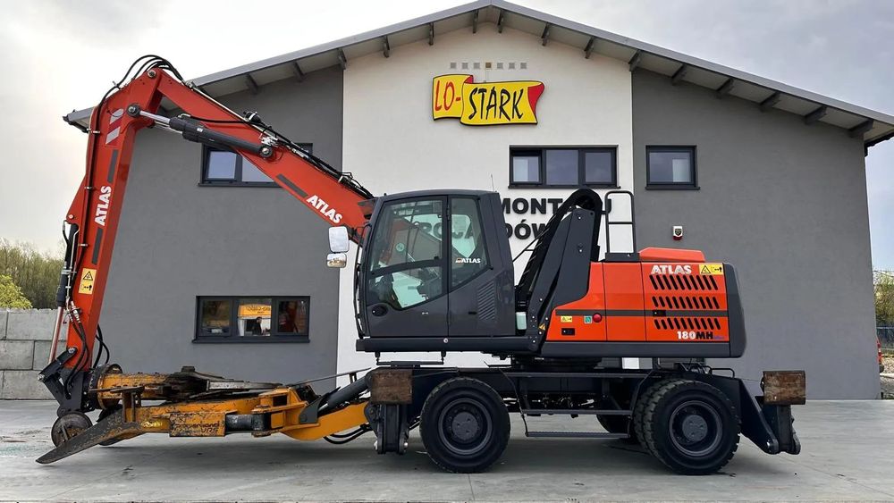 Atlas MH180  Atlas 180MH Koparka do recyklingu pojazdów POWERHAND VRS 200 do złomu