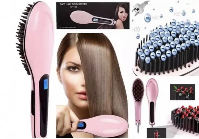 Електрична гребінець-випрямляч Fast Hair Straightener HQT-906