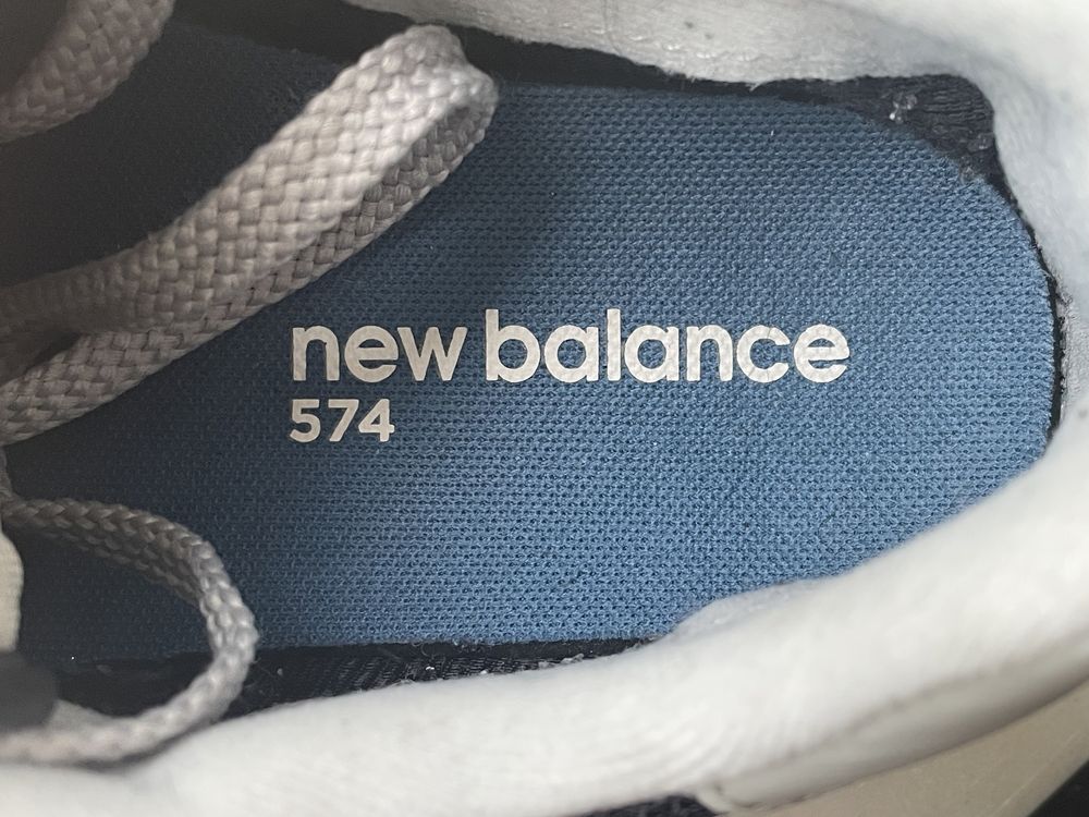 sapatilhas new balance classic 574 pretas e cinza tamanho 37
