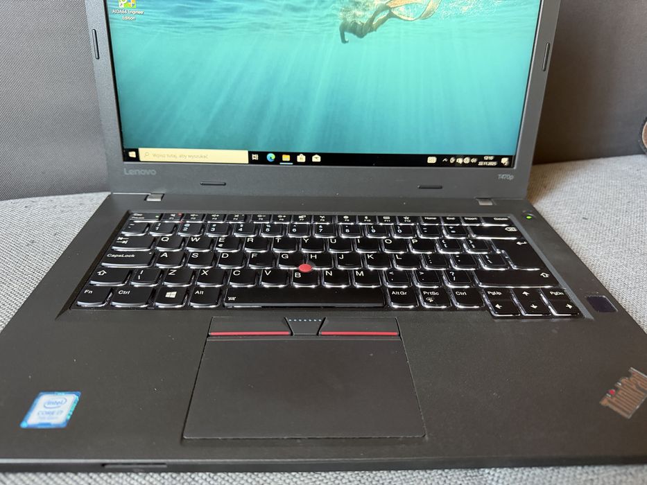Laptop Lenovo ThinkPad T470p i7-7700HQ, 8GB 256GB GeForce 940MX