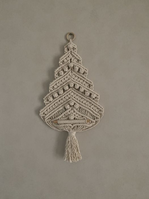 Панно ялинка макрамме декор новорічна прикраса ПАКУВАННЯ В ПОДАРУНОК