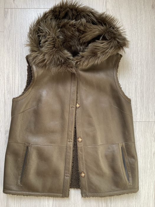 Двосторонній жилет з овчини Yves Salomon