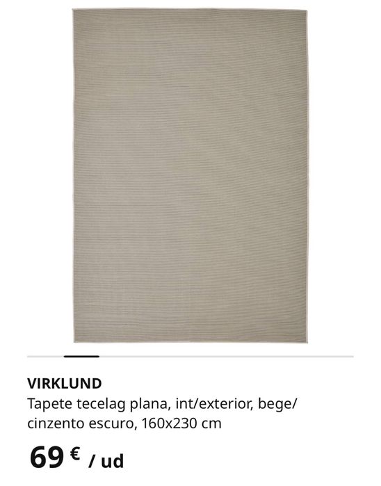 tapede riscas Ikea VIRKLUND
