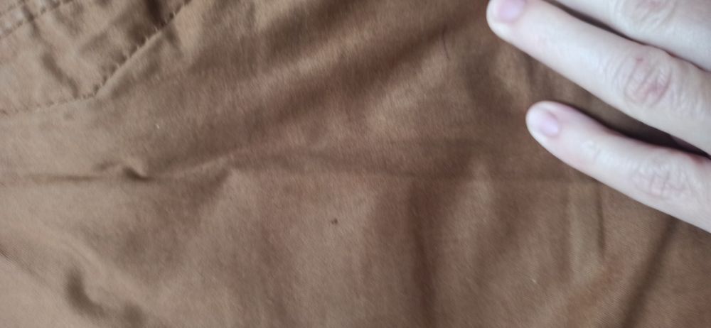 Brązowe męskie spodnie materiałowe