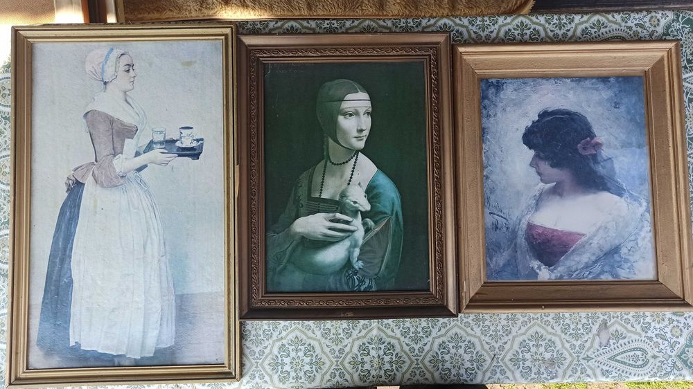 Stare obrazy i obrazki z lat 60-70, reprodukcje obrazów