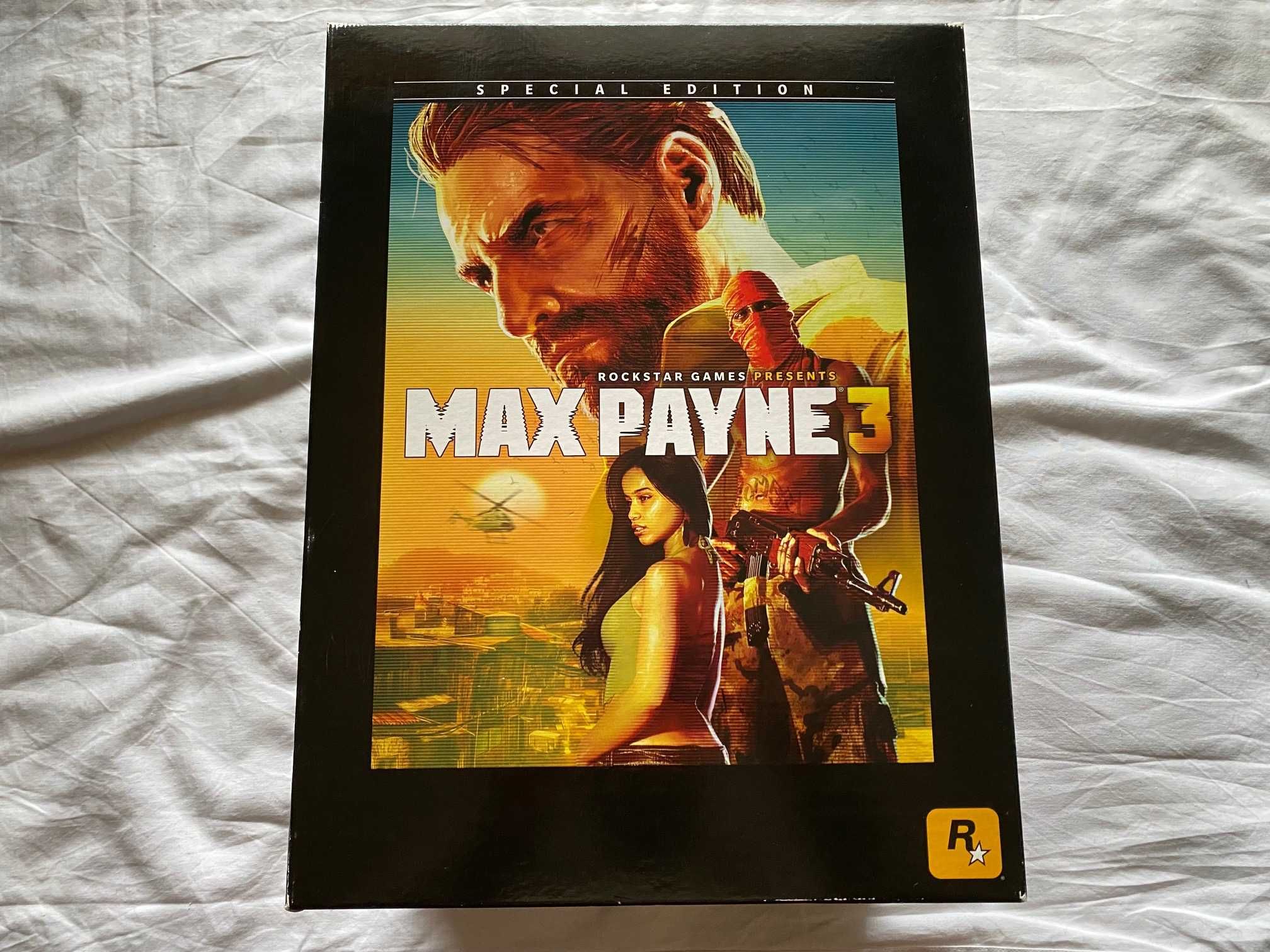 MAX PAYNE 3 Special Edition Collectors com Figura Nova Selada PS3