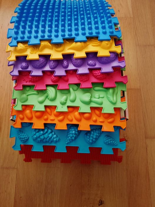 Масажний пазл, килимок ортек коврик пазли ортопедичні