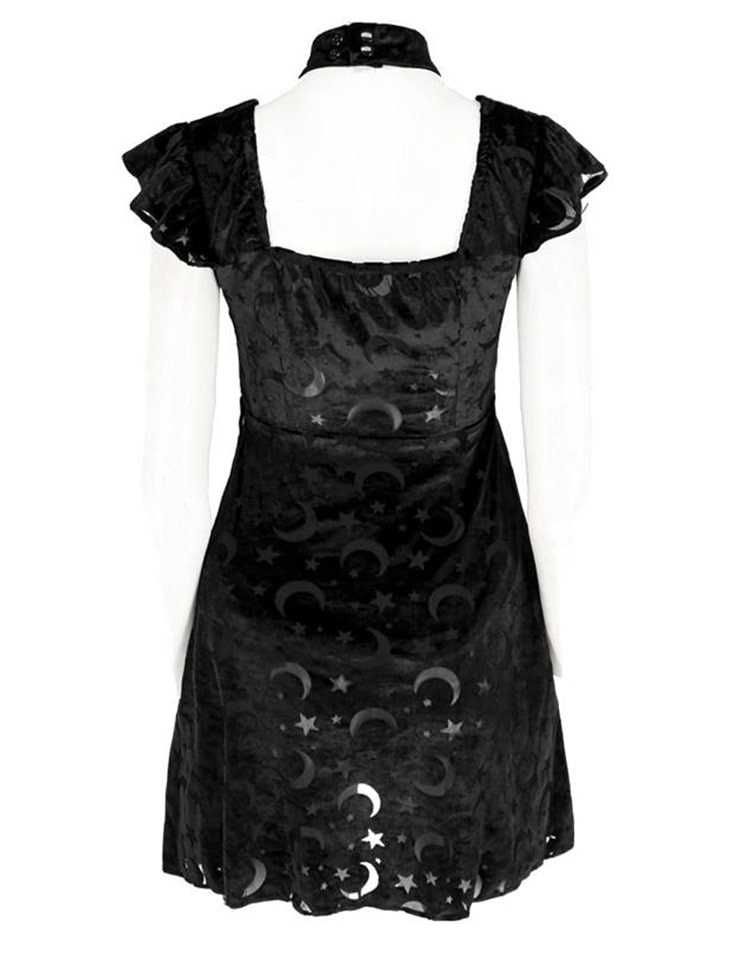 Sukienka RESTYLE goth moon choker dollskill alternative killstar