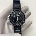 Swatch x Omega Bioceramic Moonswatch Mission to the Moon - Czarny