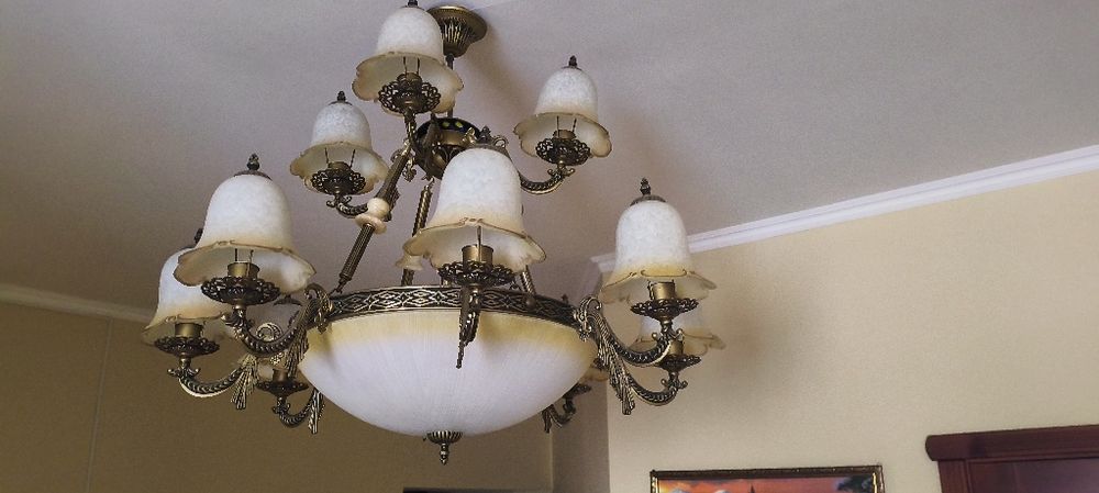 Люстра бронза в идеале!