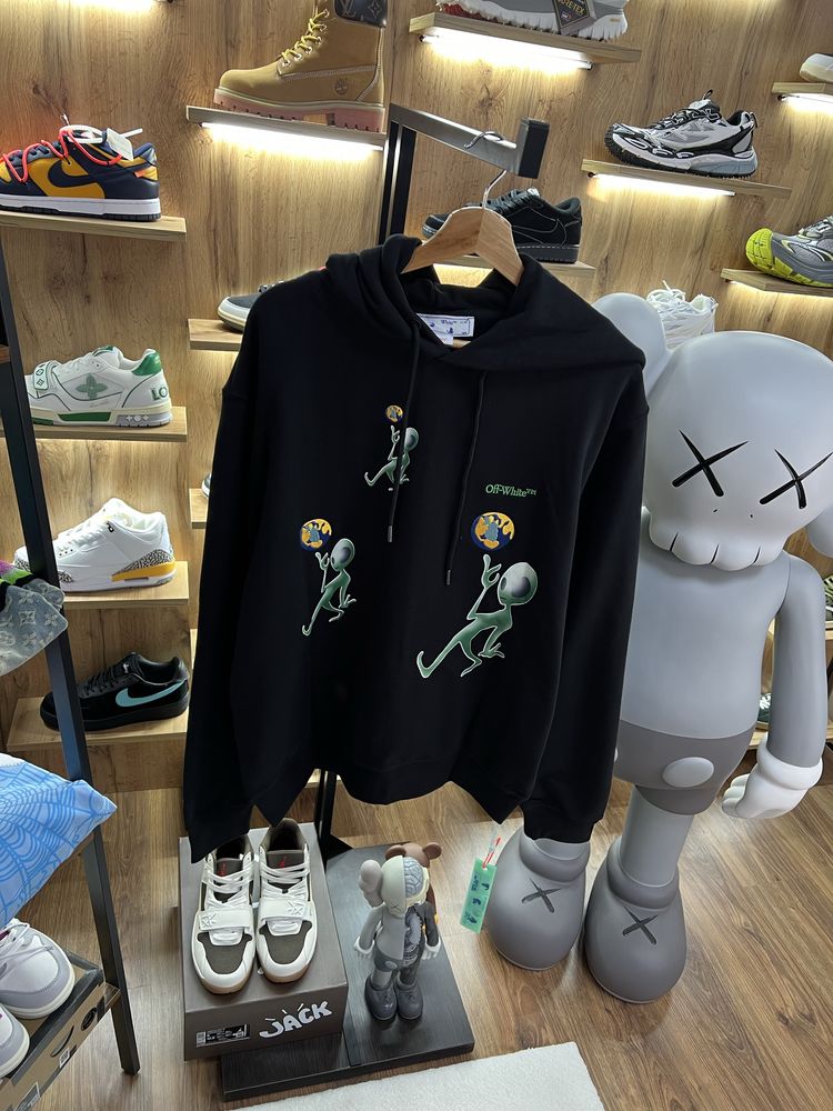 Худі Off-White Alien Arrow Skate Black