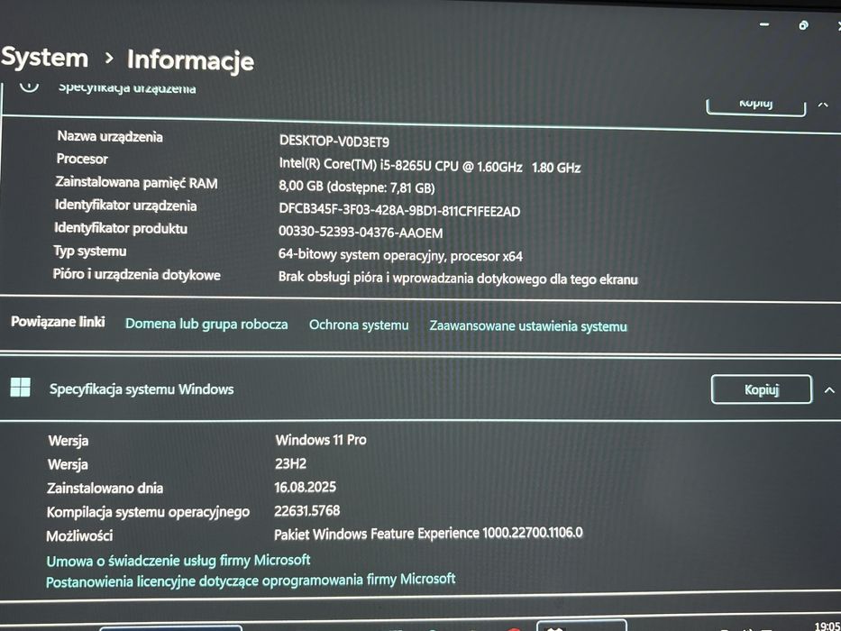 Laptop HP EliteBook G6 2024 IDEALNY STAN +ładowarka