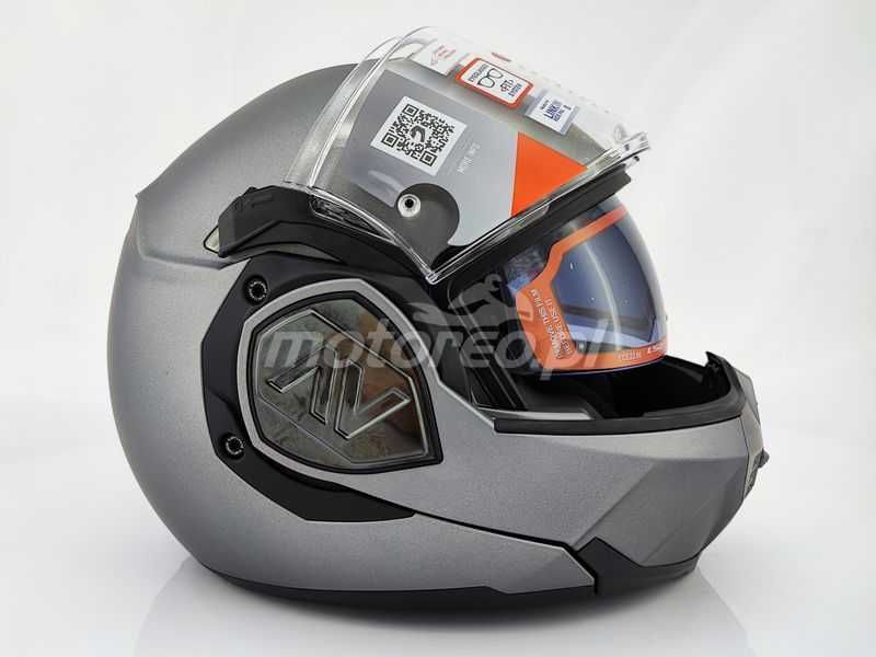 WYPRZEDAŻ Kask Szczękowy Blenda LS2 FF906 ADVANT Szary Mat