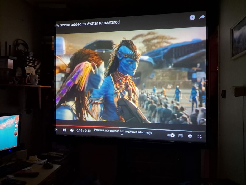 Projektor Epson EB-X6 pilot kable torba