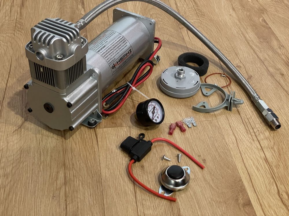 Sprężarka zawieszenia pneumatycznego, sprężarka 12V MAXPOWER 200 PSI