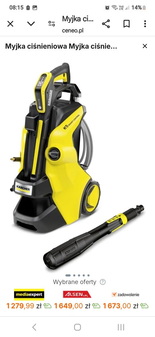 Myjka ciśnieniowa karcher k5 smart Control