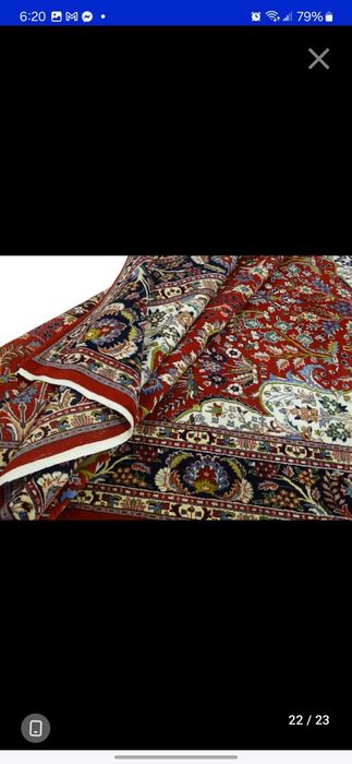 Tapete Oriental - TABRIZ original C/ CERTIFICADO 3.40cm/2.40cm